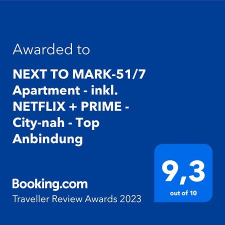 Next To Mark-51/7 Apartment - Inkl. Netflix + Prime - City-Nah - Top Anbindung Bochum Exterior foto